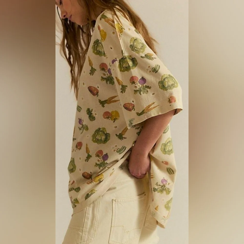 Free People We The Free Printed Devon Tee - Picture 4 of 9